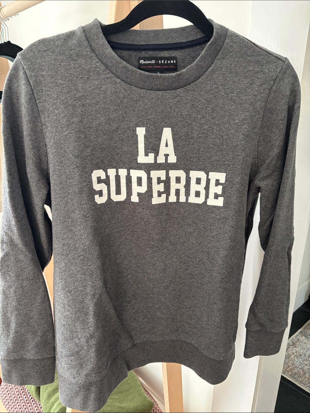 Sézane x Madewell La Superbe Crew Large